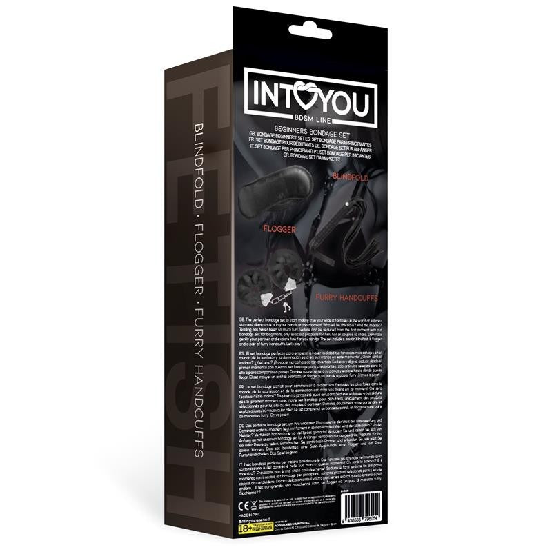 Kit Bondage Beginner 3 Pezzi Nero