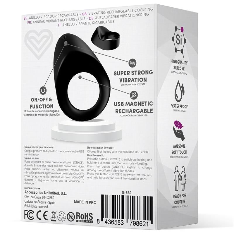Anello Vibrante Ricaricabile Usb Picker
