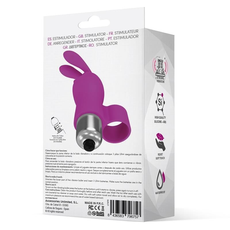 Stimolatore Clitoride da Dito Fingyhop Viola