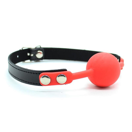 Pallina per Bocca Silicone 4 cm Rossa