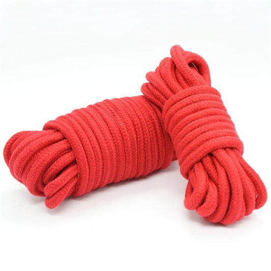 Corda Bondage 10 Metri Cotone Rossa