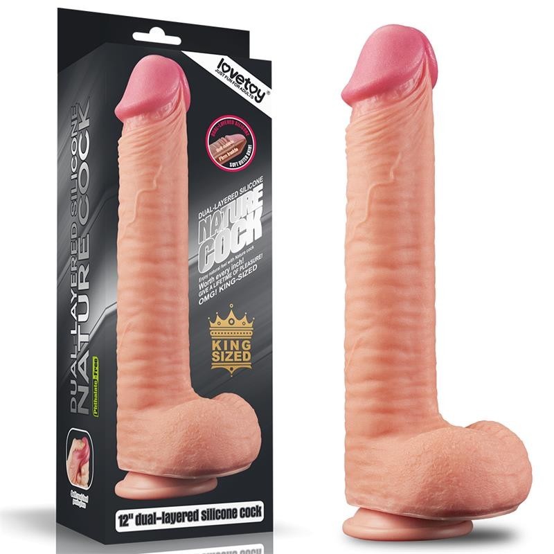 Dildo Maxi Realistico 30 cm Silicone 12