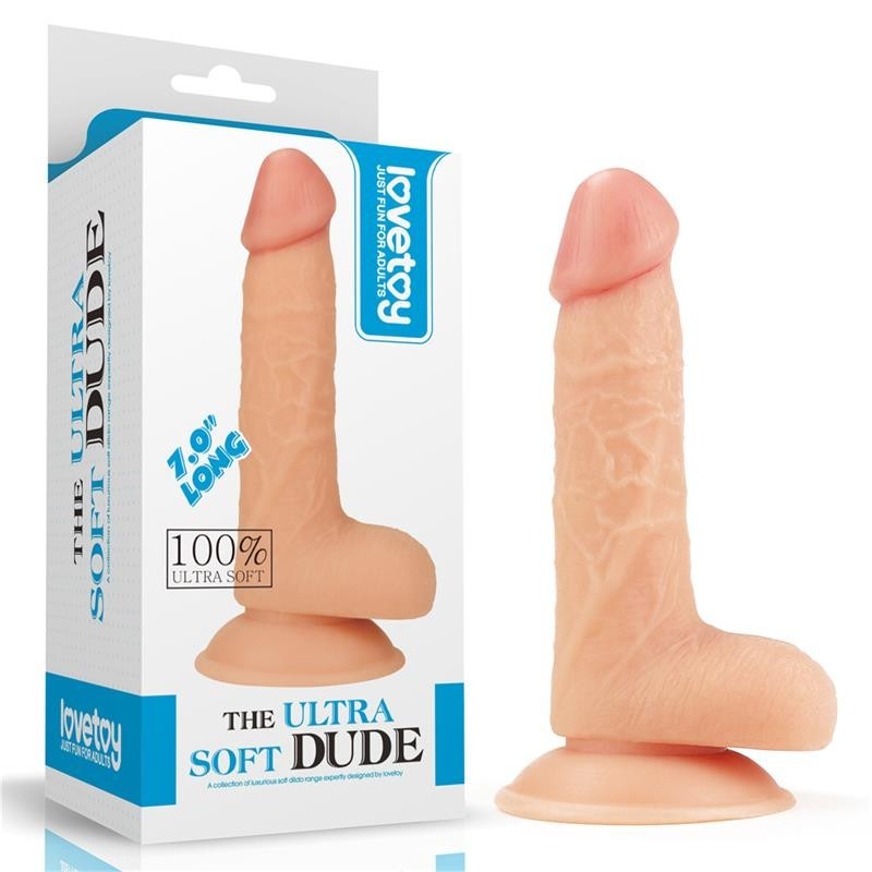 Dildo Realistico 18 cm Ultra Soft Dude 7