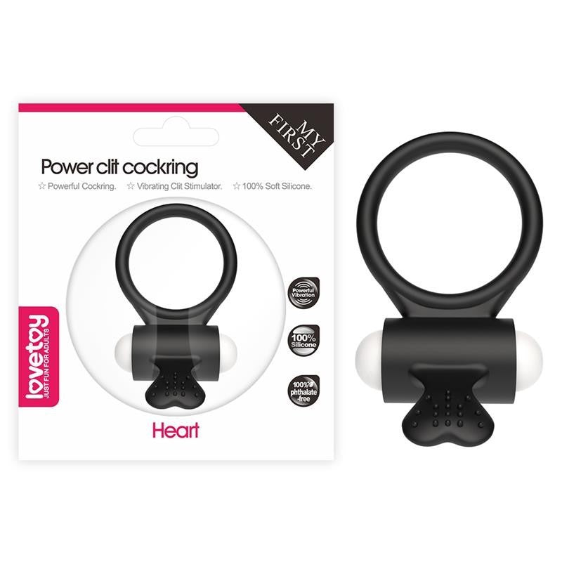 Anello Vibrante Silicone Heart