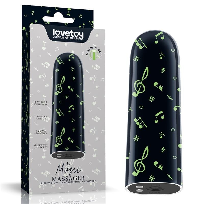 Mini Vibratore 8 cm Usb Glow