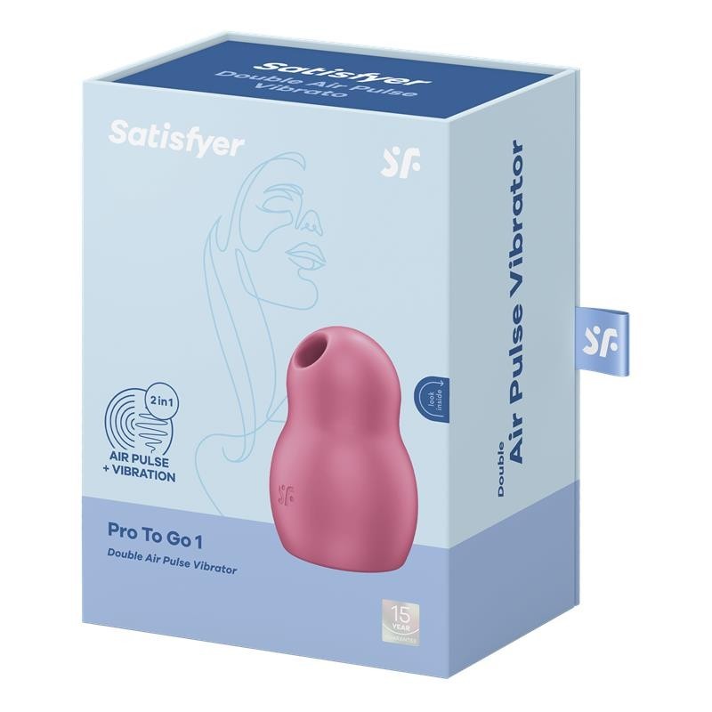 Succhia Clitoride Satisfyer Pro To Go 1 Rosso