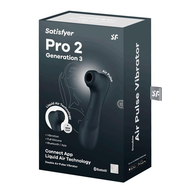 Succhia Clitoride con App Satisfyer Pro 2 Gen 3 Nero