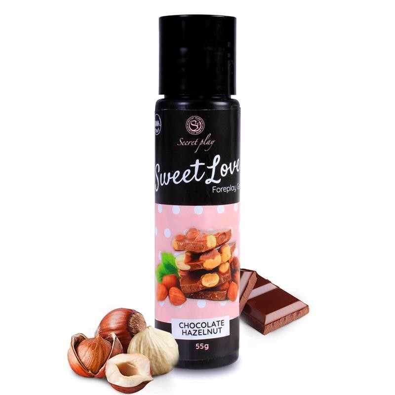 Lubrificante Commestibile Cioccolato e Nocciola 60 ml