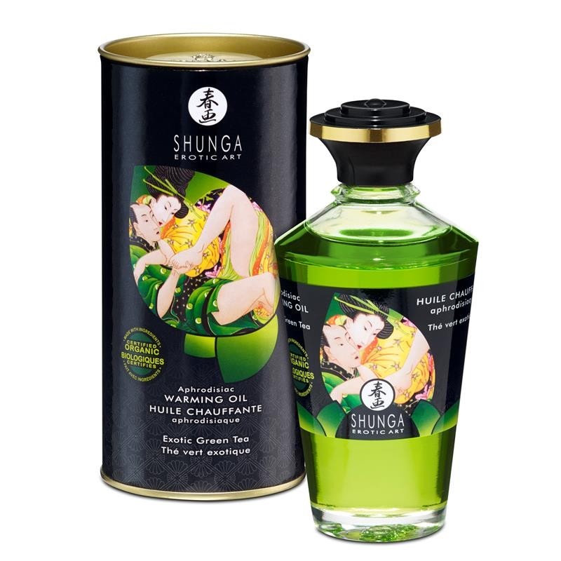 Olio per Massaggi Riscaldante Tè Verde 100 ml