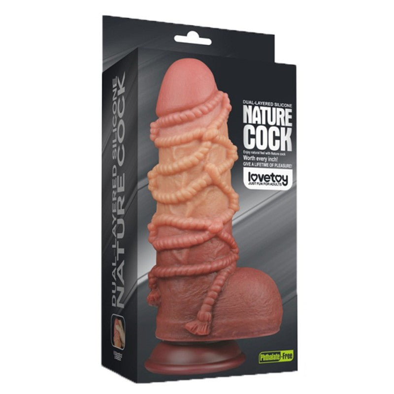 Dildo Largo 24 cm Silicone Rope 9