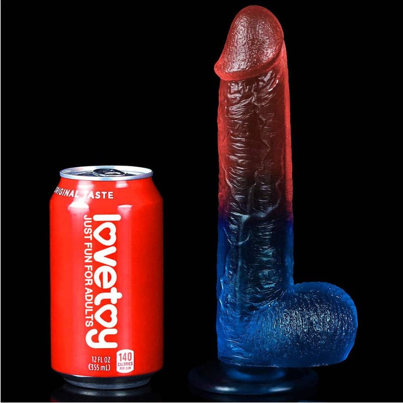 Dildo Colorato 23 cm Dazzle Studs 9