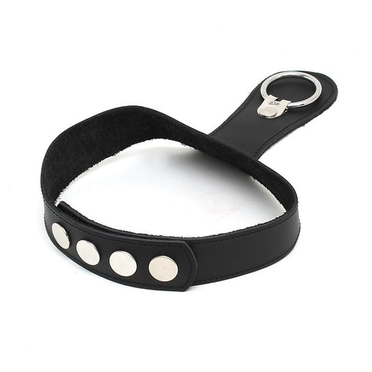 Collare Bdsm con Anello Acciaio