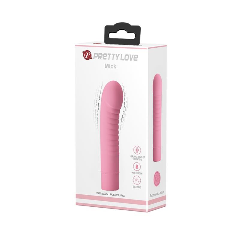 Mini Vibratore Punto G 13 cm Mick Rosa
