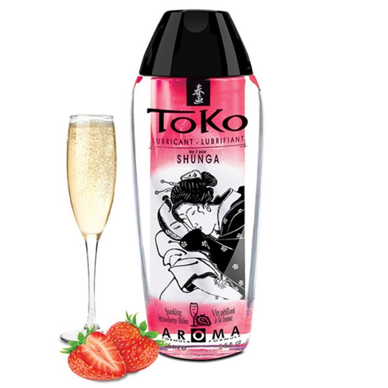 Lubrificante Fragola e Champagne Toko 165 ml