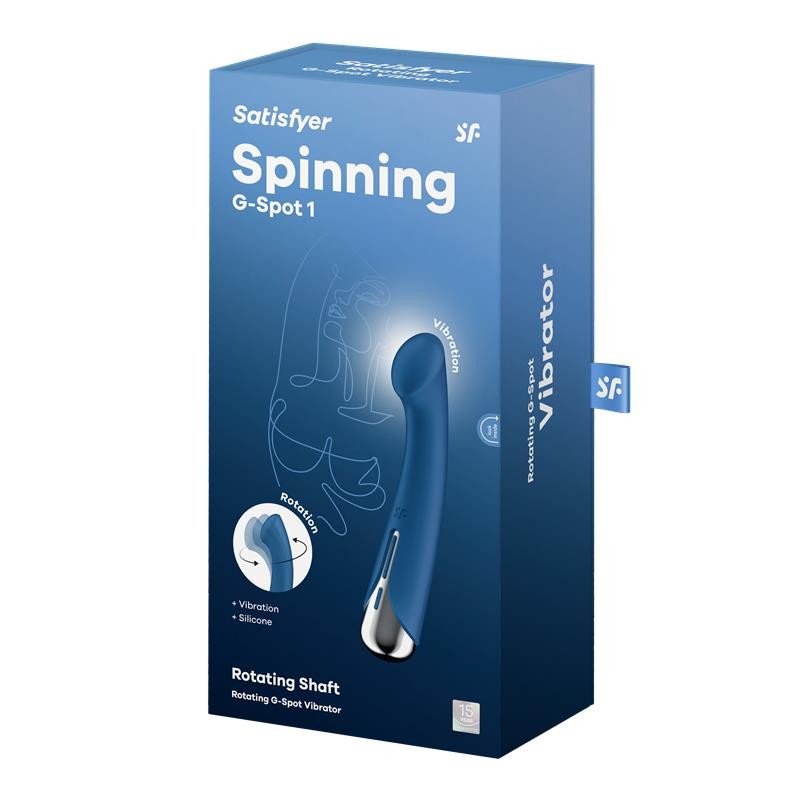 Vibratore Rotante Satisfyer Spinning G-Spot Blu