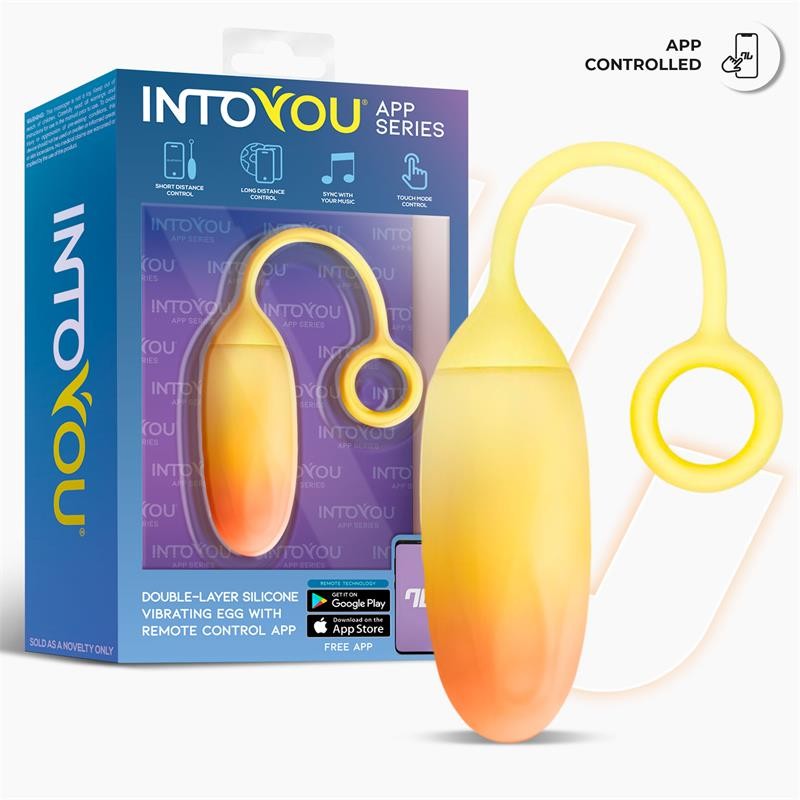 Ovetto Vibrante con App per Smartphone Yellow