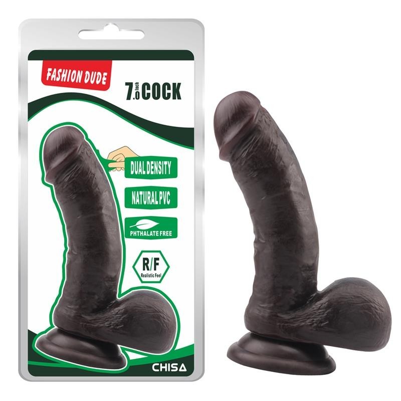 Dildo Nero Realistico 17 cm Dude