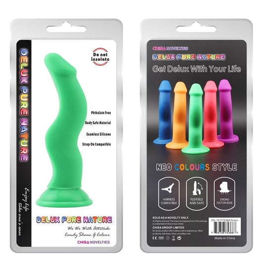 Dildo in Silicone Liquido 20 cm Shane G Verde