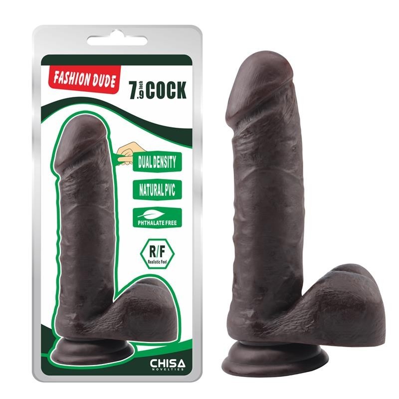 Dildo Nero 20 cm Dual Density Dude