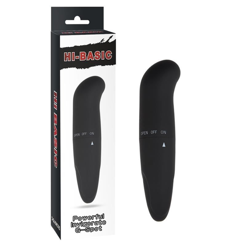 Vibratore Punto G 12 cm Invigorate Nero