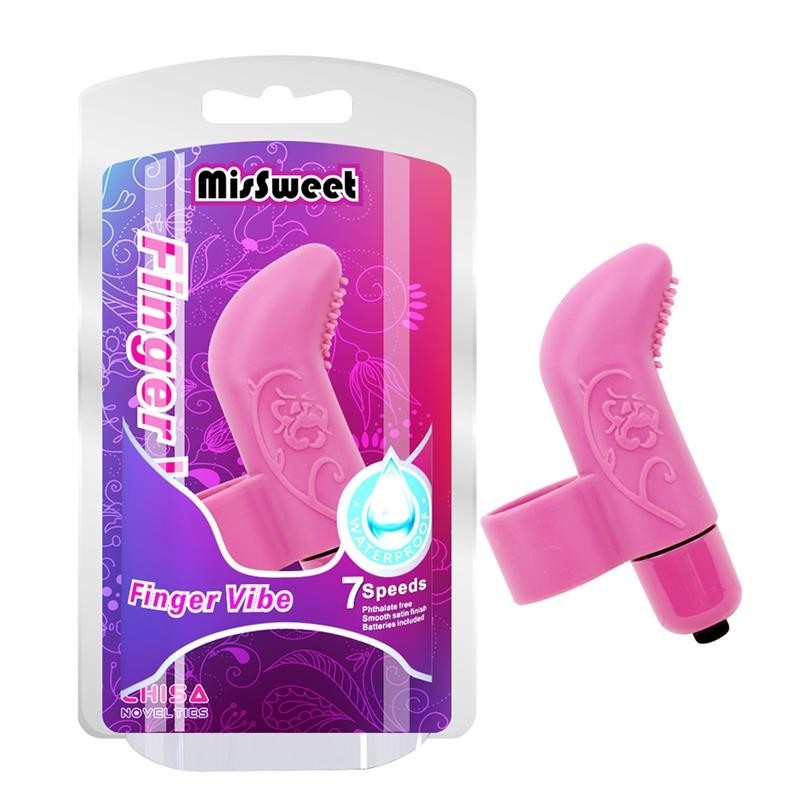 Vibratore Da Dito 7 cm Rosa