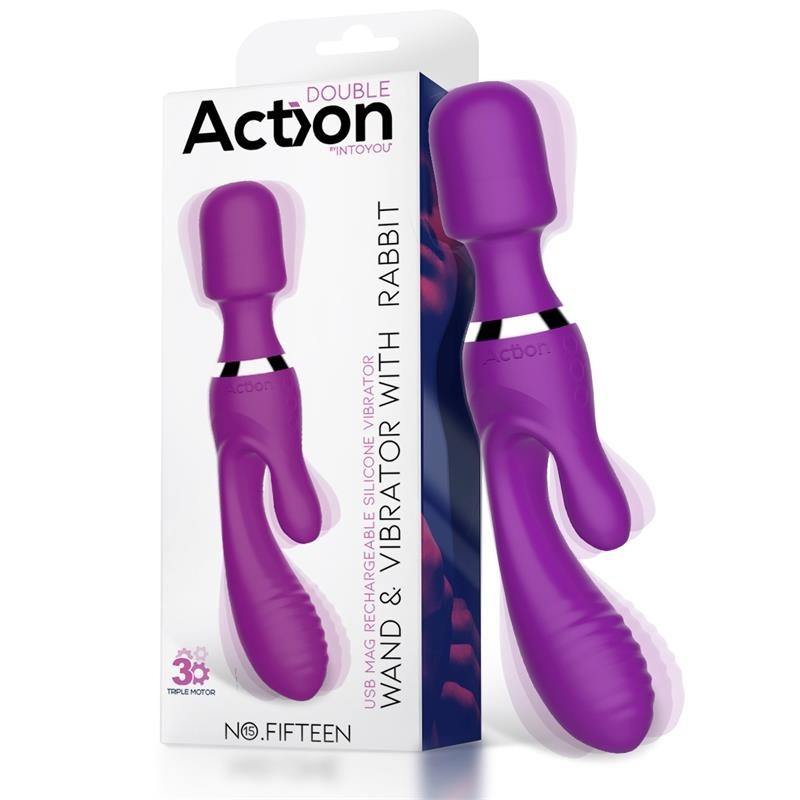Vibratore Wand e Rabbit 22 cm No. Fifteen
