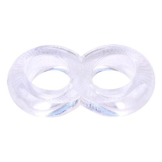 Cock Ring Doppio Trasparente