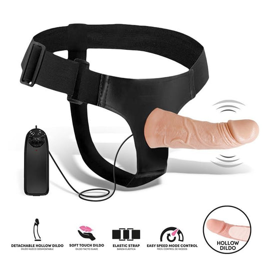 Strapon per Uomo Vibrante 15 cm Eleto