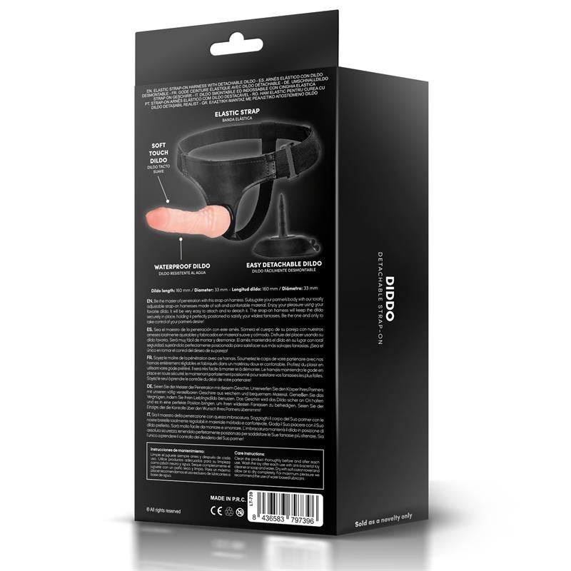 Strapon con Dildo Morbido 16 cm Diddo