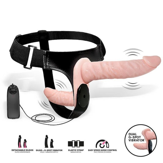 Strapon Doppio Vibrante 18 cm Batek