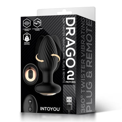 Plug Anale Rotante 360 Drago