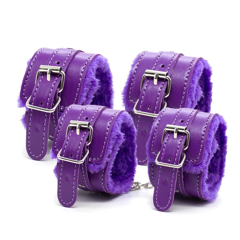 Kit Bondage 10 Pezzi Viola