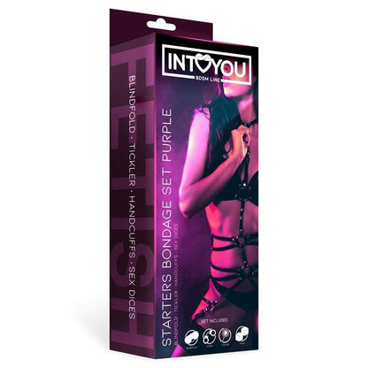 Kit Bondage 4 Pezzi Viola