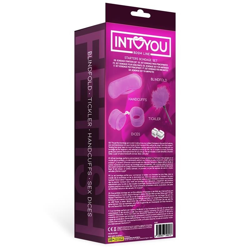 Kit Bondage 4 Pezzi Viola