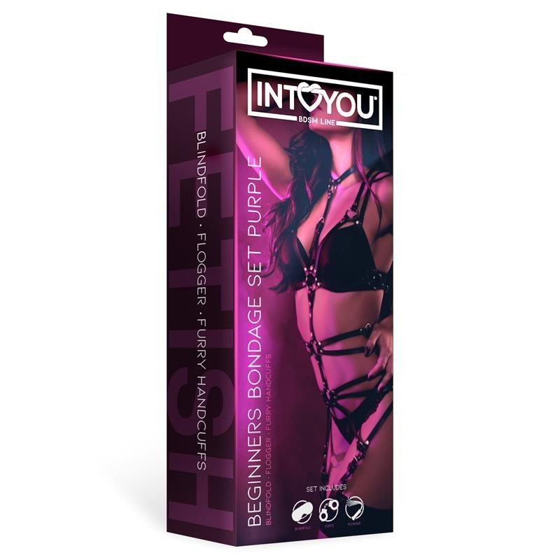Kit Bondage Beginner 3 Pezzi Viola