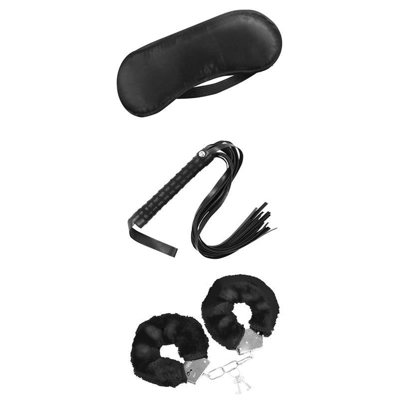 Kit Bondage Beginner 3 Pezzi Nero