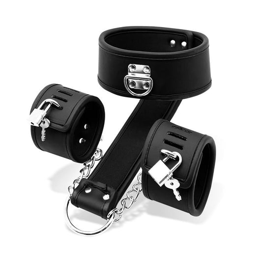 Costrittore Bondage Collare Manette