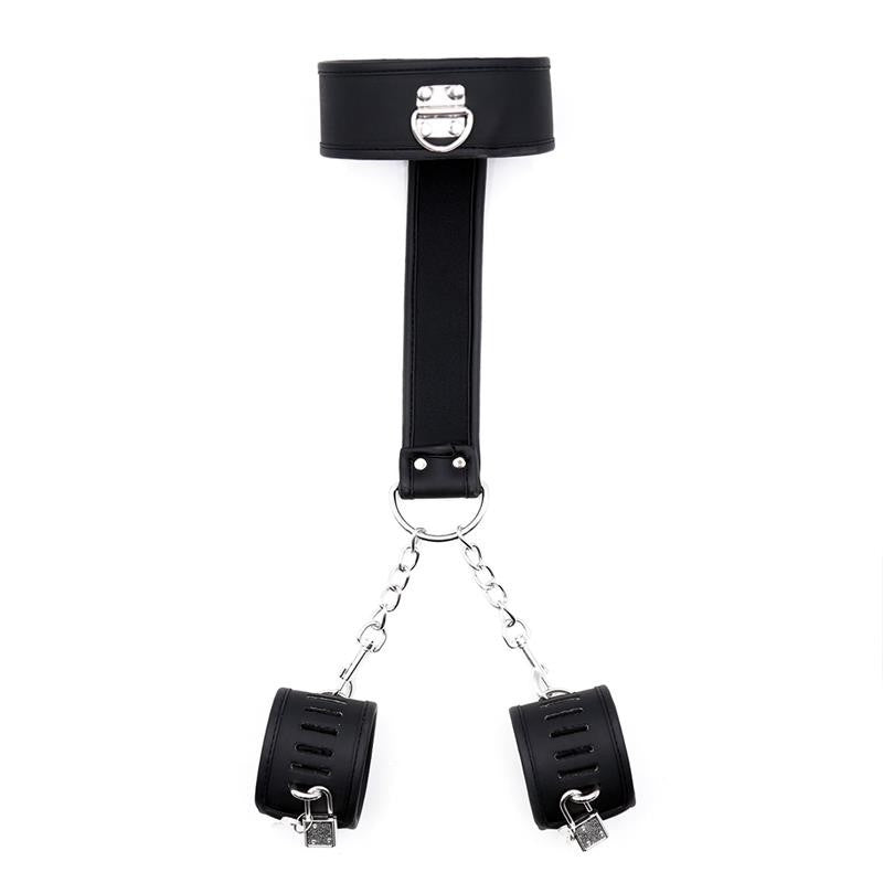 Costrittore Bondage Collare Manette