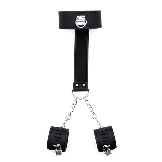 Costrittore Bondage Collare Manette