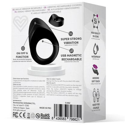 Anello Vibrante Ricaricabile Usb Picker