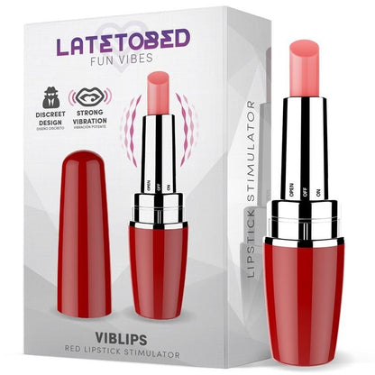 Rossetto Vibrante 9 cm Viblips Rosso