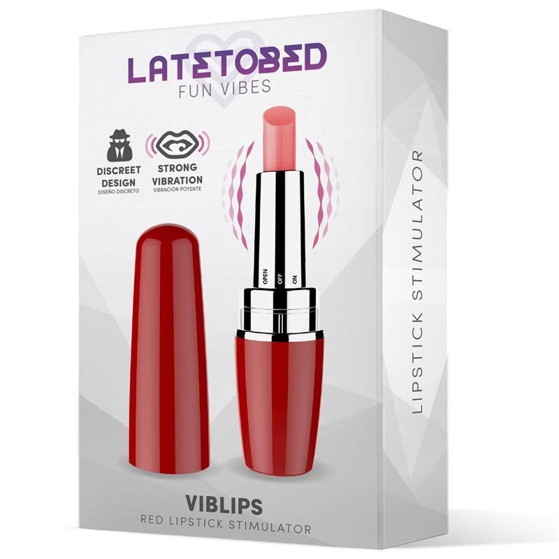 Rossetto Vibrante 9 cm Viblips Rosso