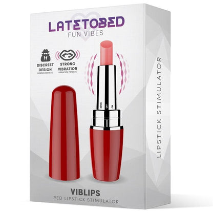 Rossetto Vibrante 9 cm Viblips Rosso