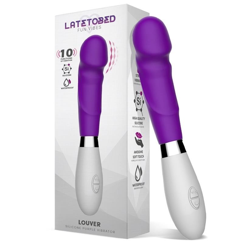 Vibratore per Donna 20 cm Louver Viola