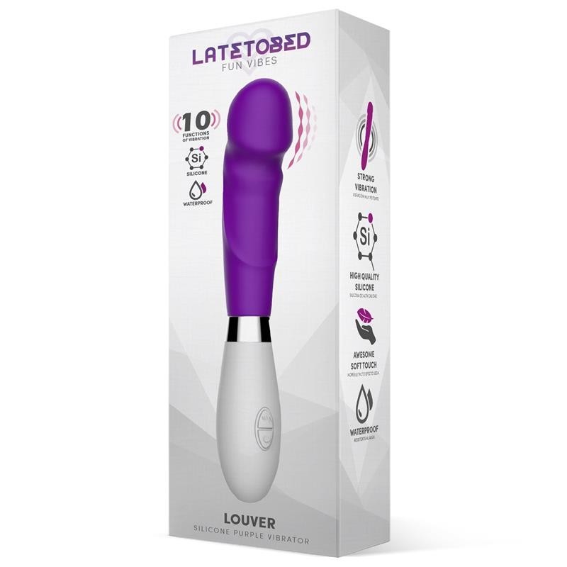 Vibratore per Donna 20 cm Louver Viola