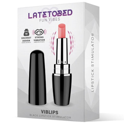 Rossetto Vibrante 9 cm Viblips Nero