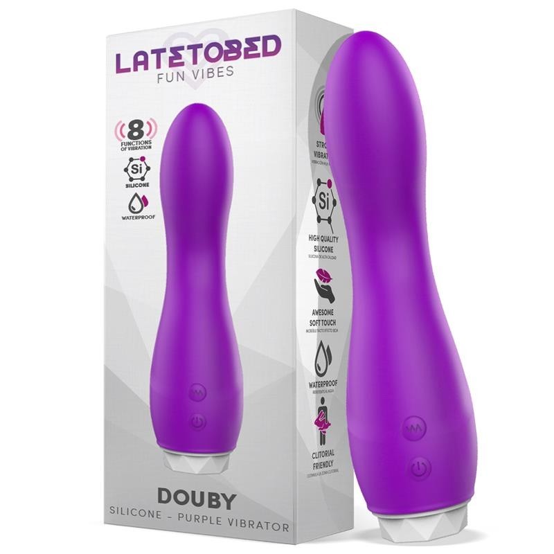 Vibratore per Donna 16 cm Douby Viola