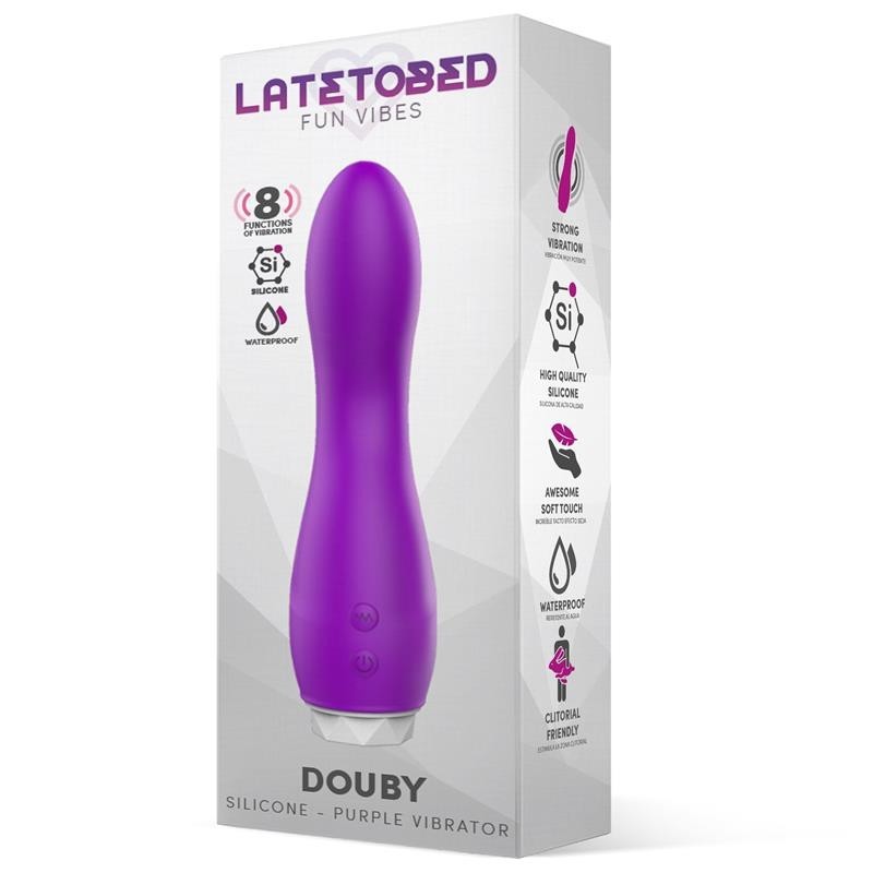 Vibratore per Donna 16 cm Douby Viola