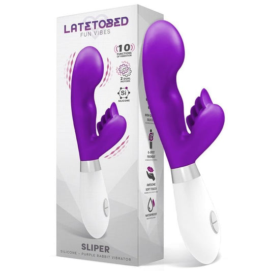 Vibratore Rabbit 21 cm Sliper Viola