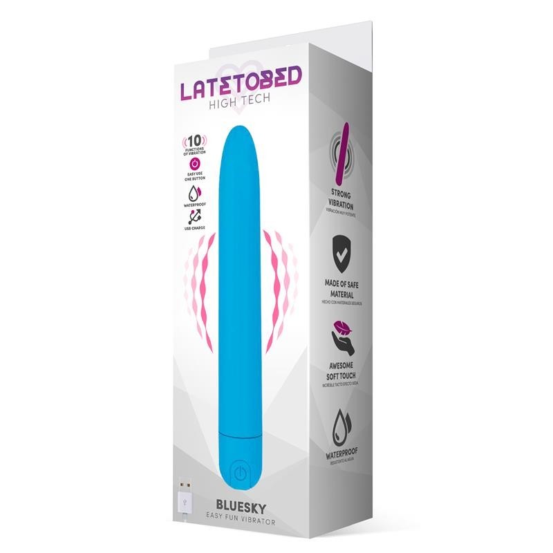 Vibratore Classico Usb 18 cm Bluesky